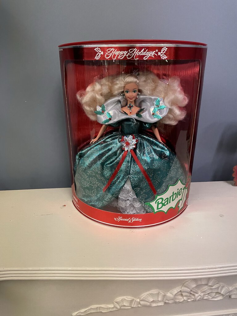 Happy Holidays Barbie 1995 Emerald Green